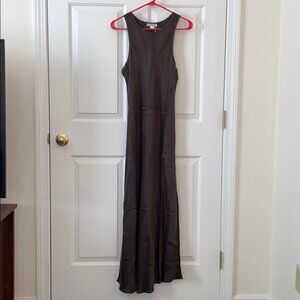 New Outerknown Ellison Midi Sleeveless Dress Java Size S or M